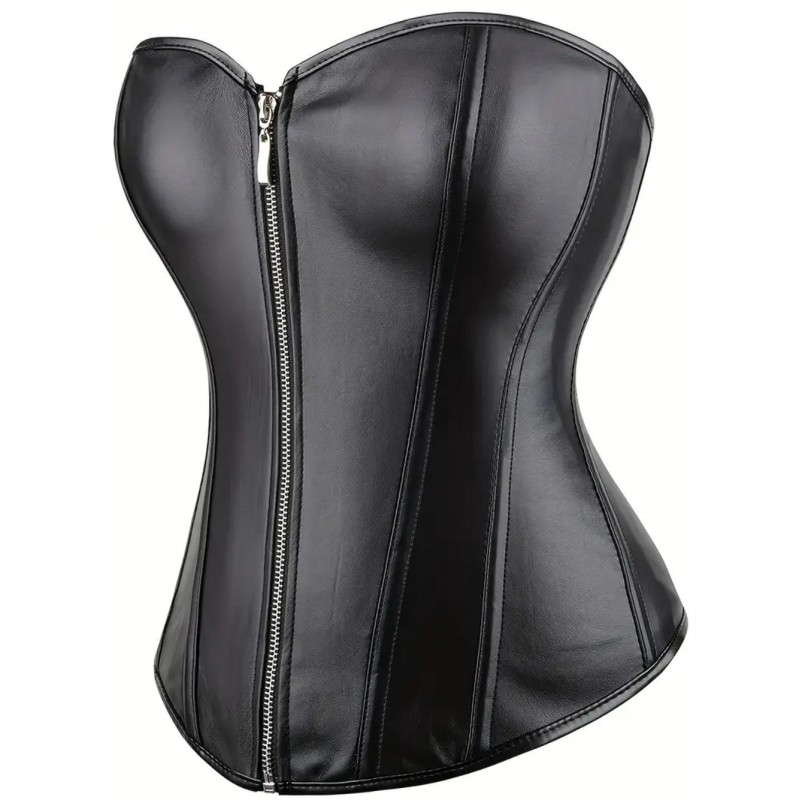 Gothic Victorian-Style PU Corset KP60246