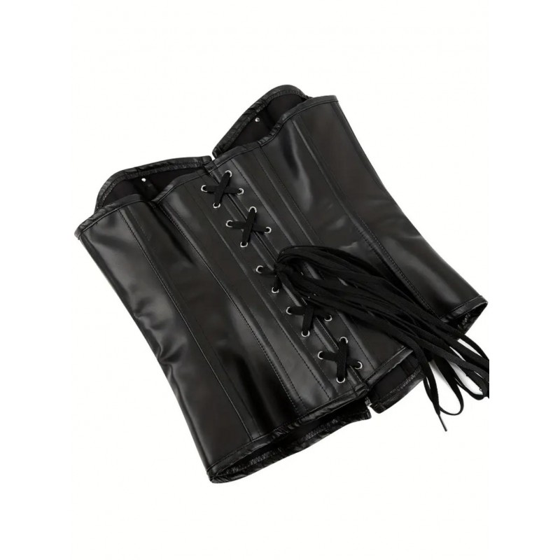 Steampunk PU Corset with Chain NW35895