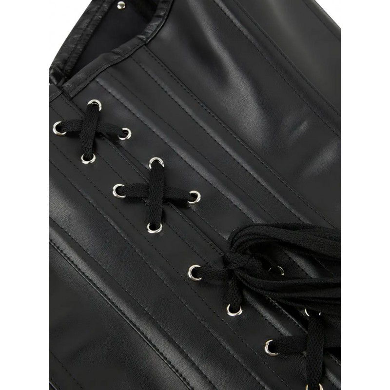 Steampunk PU Corset with Chain NW35895