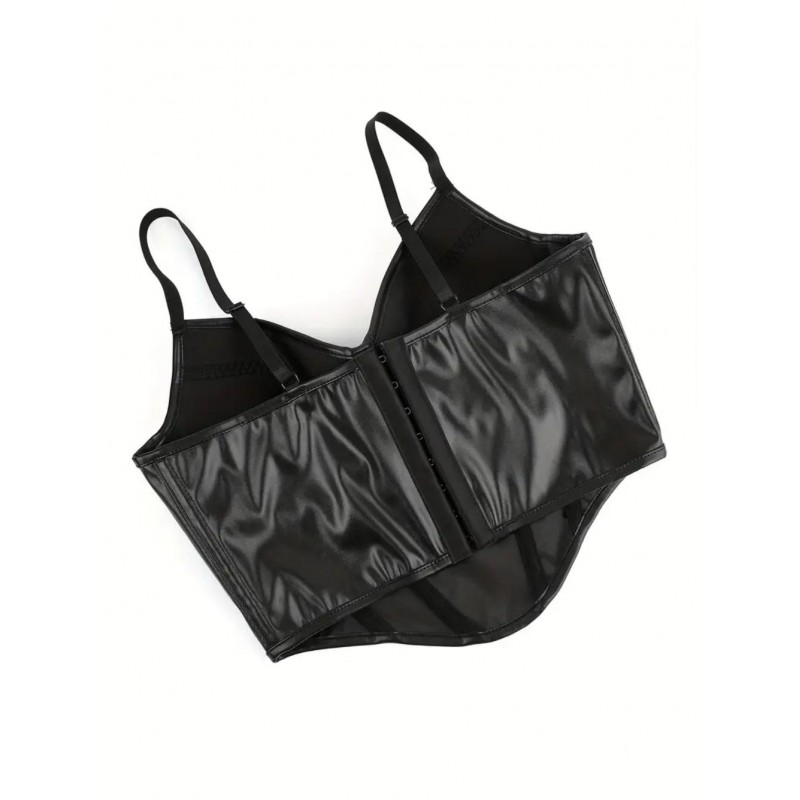 Adjustable Thin Strap Corset And Tank Top WU58091