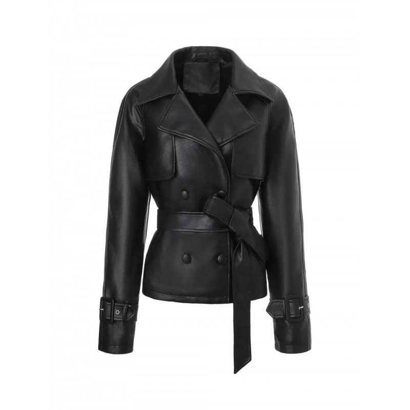 Aldra Rossi Womens Biker PU leather Jacket AG5183502