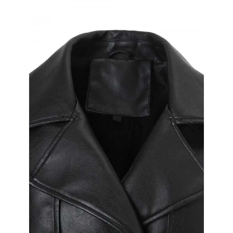 Aldra Rossi Womens Biker PU leather Jacket AG5183502