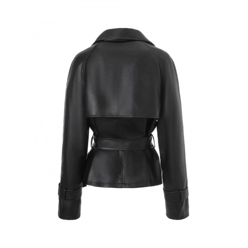 Aldra Rossi Womens Biker PU leather Jacket AG5183502