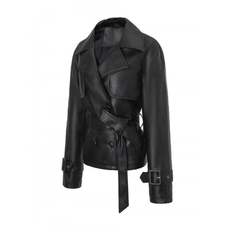 Aldra Rossi Womens Biker PU leather Jacket AG51835...