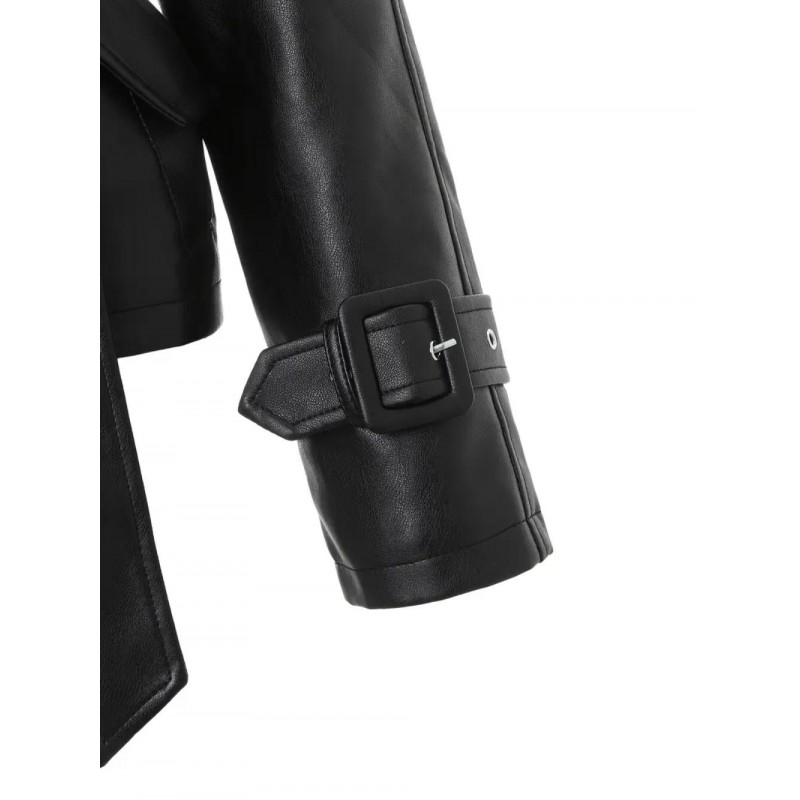 Aldra Rossi Womens Biker PU leather Jacket AG5183502