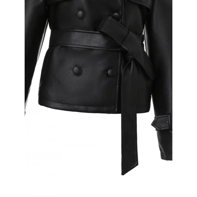 Aldra Rossi Womens Biker PU leather Jacket AG5183502