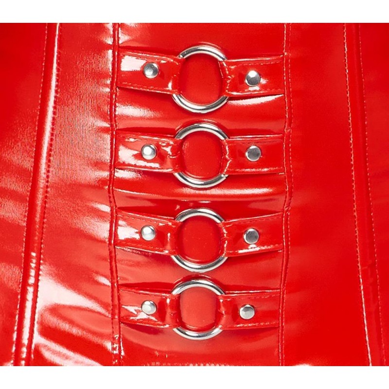 Black Level Vinyl Suspender Belt 28701933021R