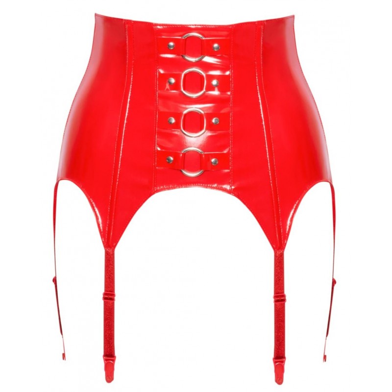 Black Level Vinyl Suspender Belt 28701933021R