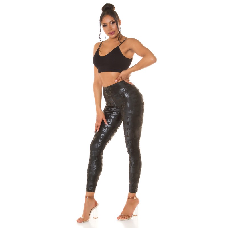 Koucla Highwaist Thermo Leggings with Print 0000LE984B-E