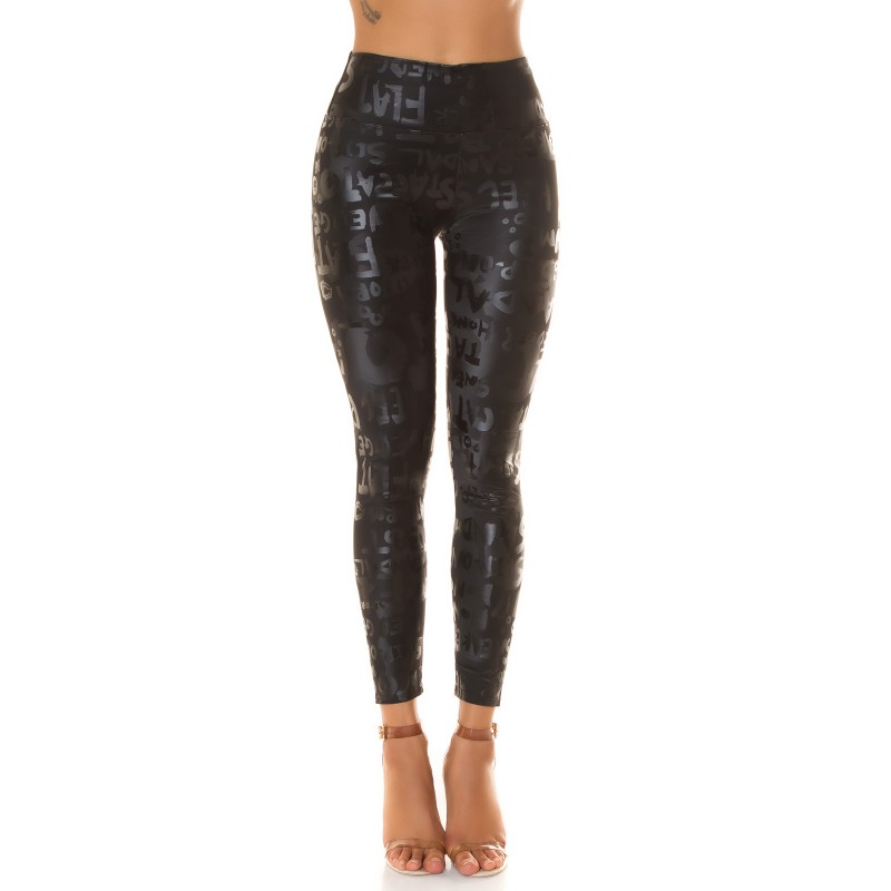 Koucla Highwaist Thermo Leggings with Print 0000LE984B-E