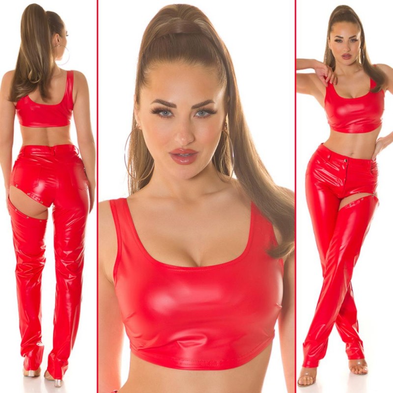 Koucla Wetlook cropped Tanktop 0000T207161R