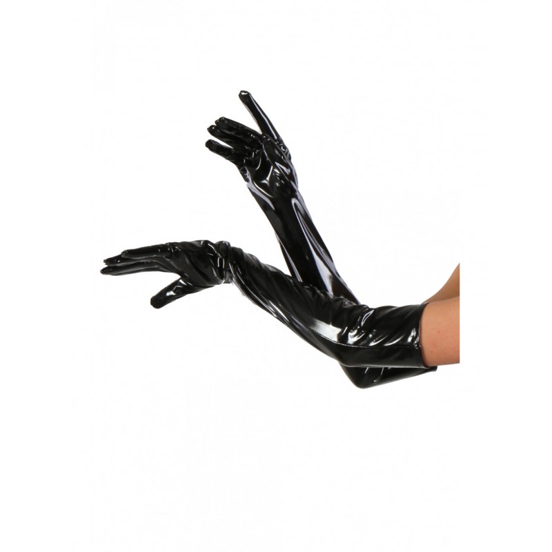 Soisbelle Long vinyl Gloves 014G-BK