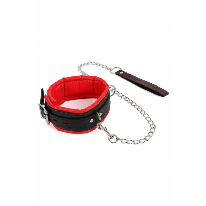 Spazm Lockable Collar and Leash 09083-BR