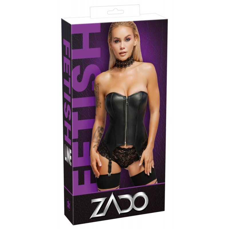 Zado Leather Suspender Corset 20010631011B